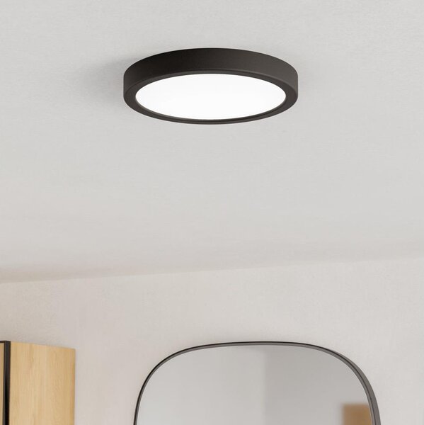 Eglo 901325 - LED kúpeľňové stropné svietidlo FUEVA LED/11,5W/230V pr.21,1cm IP44 čierne