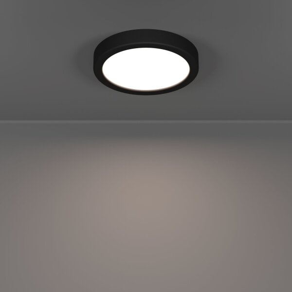 Eglo 901297-LED Stropné svietidlo FUEVA LED/7,5W/230V 2700/4000/6500K pr. 16,6 cm čierne