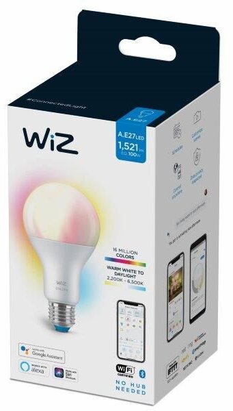 Philips WiZ Colors 8718699786199 LED žiarovka E27 13W/1521lm A67 2200-6500K RGB