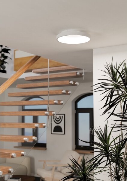 Eglo 901912 - LED RGBW stmievateľné stropné svietidlo LORETELLO-Z LED/19,6W/230V priemer 35 cm biela