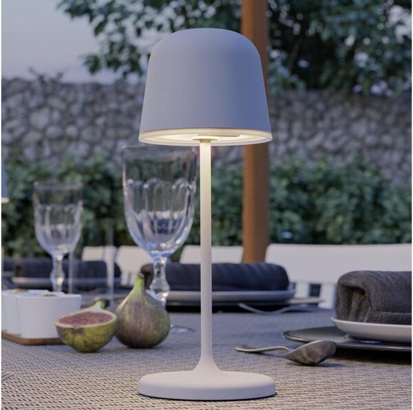 Eglo 901878 - stmievateľná vonkajšia nabíjateľná LED stolová lampa MANNERA-S LED/1,8W/5V IP54 šedá