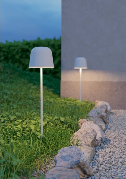 Eglo 901878 - stmievateľná vonkajšia nabíjateľná LED stolová lampa MANNERA-S LED/1,8W/5V IP54 šedá