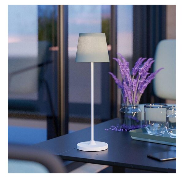 Eglo 75936 - LED stmievateľná nabíjacia stolová lampa LEONERO LED/3,8W/5V 2000 mAh biela/zelená