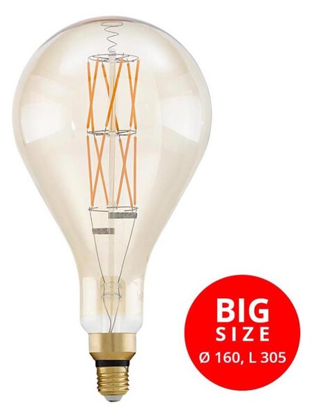 Stmievateľná LED žiarovka PS160 E27/8W/230V 2100K - Eglo 11686