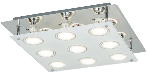Rabalux 2517 - LED Stropné svietidlo NAOMI 9xGU10/5W