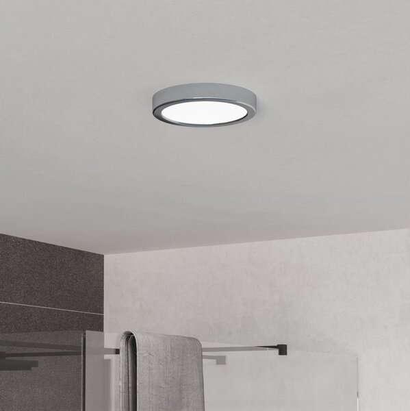 Eglo 901762 - LED kúpeľňové stropné svietidlo FUEVA LED/7,5W/230V pr.16,6 cm IP44 chróm