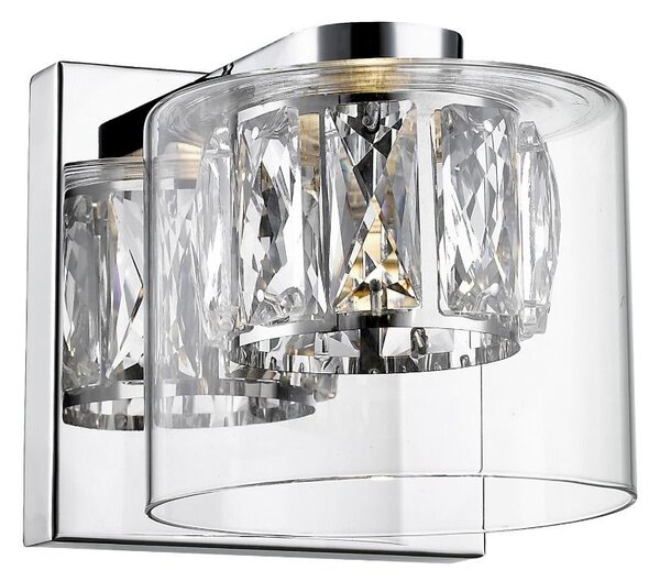 Zuma Line W0389-01A-B5AC LED nástenné svietidlo GEM | 5W integrovaný LED zdroj
