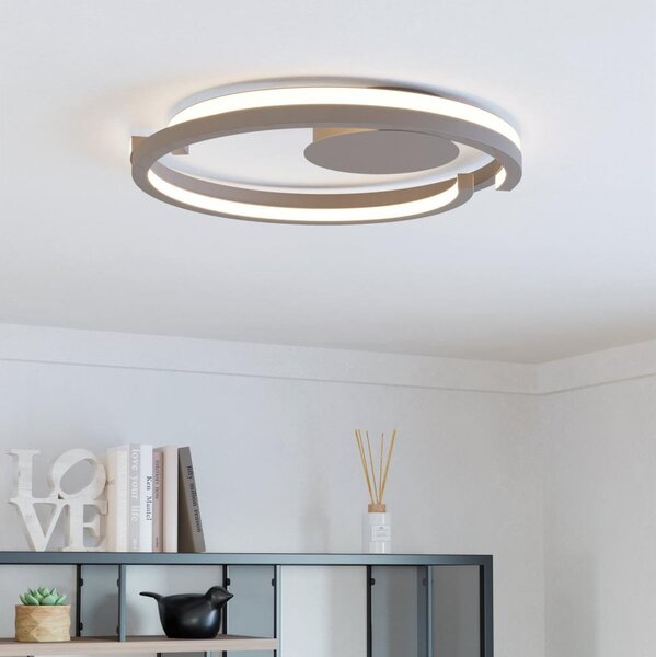 Eglo 901823-LED stropné svietidlo MEZZOMONTE 2xLED/20W/230V pr.48cm béžová+DO