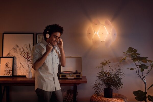 Philips 40963/31/PN - Nástenné svietidlo MYLIVING CHIFFON 1xE27/60W/230V