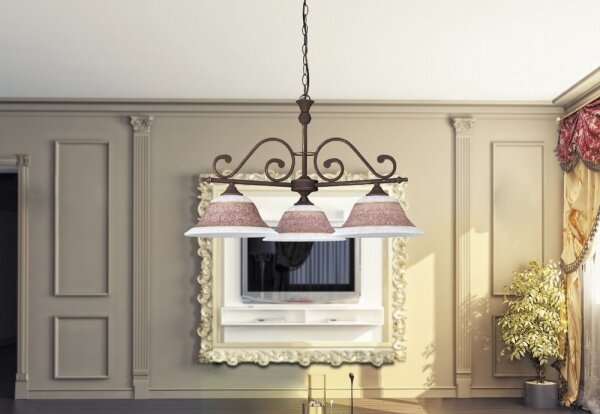 Rabalux 7747 - Luster na reťazi MAGDALENA 3xE27/60W/230V