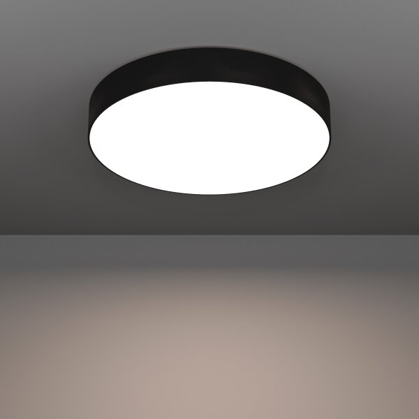 Eglo 901904 - LED RGBW stmievateľné stropné svietidlo GALLIZZI-Z LED/26W/230V pr. 49 cm čierna