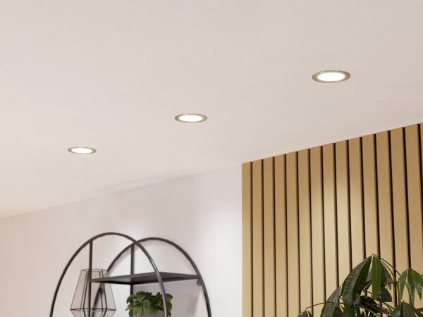 Eglo 901405 - LED podhľadové svietidlo FUEVA LED/6,3W/230V pr.11,9 cm chróm