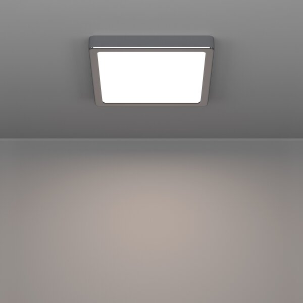 Eglo 901766 - LED kúpeľňové stropné svietidlo FUEVA LED/10,5W/230V 22x22 cm IP44 chróm