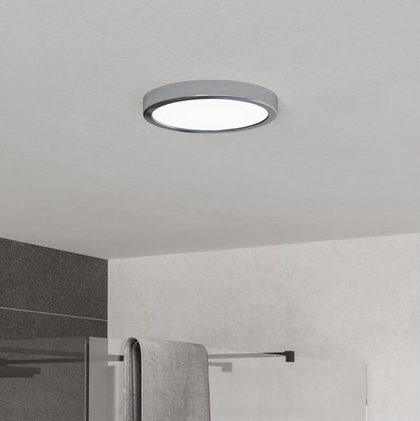 Eglo 901763 - LED kúpeľňové stropné svietidlo FUEVA LED/11,5W/230V pr.21,1cm IP44 chróm