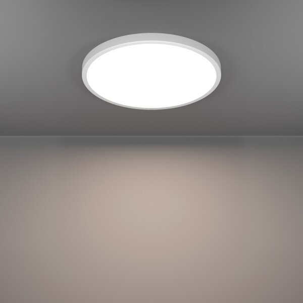 Eglo 901726 -LED RGBW stmievateľné kúpeľňové stropné svietidlo FUEVA-Z LED/17,5W/230V 38,9cm IP44 biela