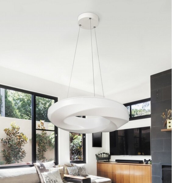 Rabalux 2266 - LED Luster GISELE LED/24W/230V biela