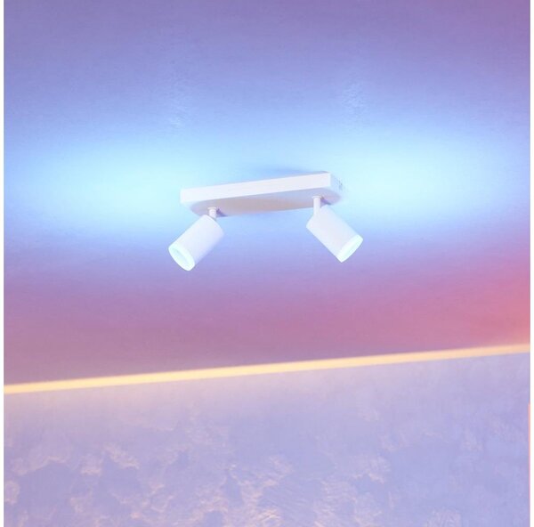 Eglo 901943 - LED RGBW stmievateľné bodové svietidlo MELITELLO-Z 2xLED/3,7W/230V biela