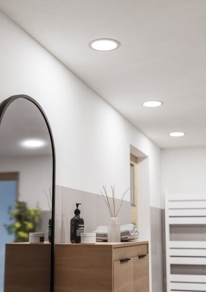 Eglo 901418-LED Kúpeľňové podhľadové svietidlo FUEVA LED/10,5W/230V priemer 16,8 cm IP44 biela