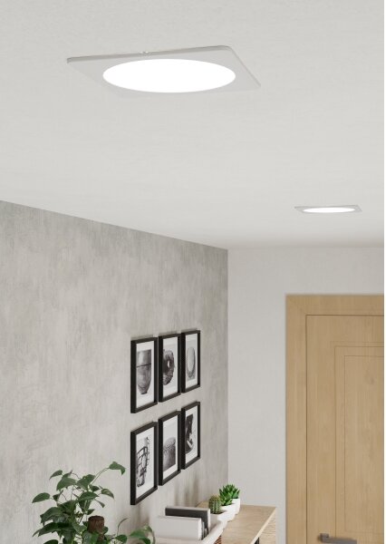 Eglo 901401 - LED podhľadové svietidlo FUEVA LED/10,5W/230V 16,6x16,6 cm biela