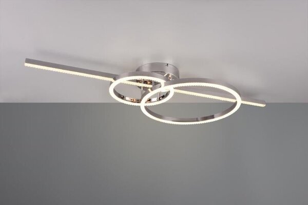 TRIO 643010306 MONTILLA stropné svietidlo SMD LED 54W/6300lm 2700-6000K chrómová, stmievateľné, diaľkový ovládač