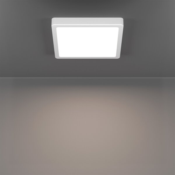 Eglo 901378 - LED RGBW stmievateľné dymové stropné svietidlo FUEVA-Z LED/10,5W/230V 22x22cm IP44 biela