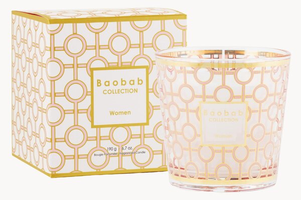 Ručne fúkaná vonná sviečka My First Baobab Women (Magnolia, Rose & Musk)