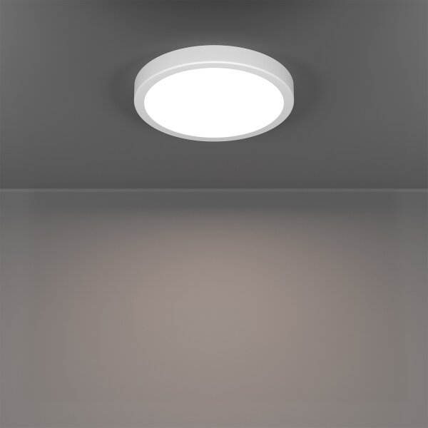 Eglo 901376 - LED RGBW stmievateľné dymové stropné svietidlo FUEVA-Z LED/11,2W/230V 21,1cm IP44 biele