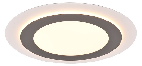 TRIO 641519207 MORGAN stropné svietidlo SMD LED D450mm 42W/5600lm 2700-6500K matný nikel, stmievateľné, diaľkový ovládač
