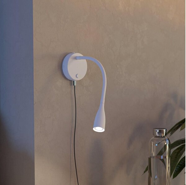 Eglo 901782 - LED flexibilná nástenná lampa s USB OLIVANDINO LED/3,8W/230V biela