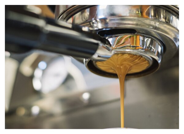 Sklenený obraz - espresso (70x50 cm)
