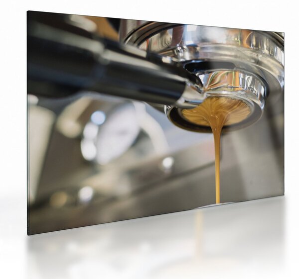 Sklenený obraz - espresso (70x50 cm)