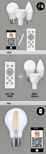Rabalux 1979 - LED RGB Stmievateľná žiarovka GU10/5W/230V Wi-Fi 3000-6500K