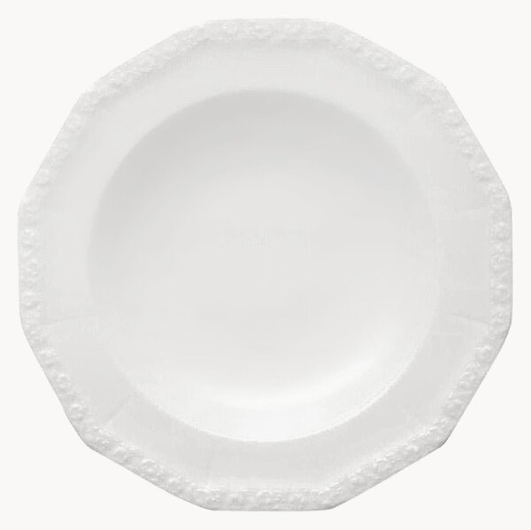Porcelánové taniere na cestoviny Maria White, 6 ks
