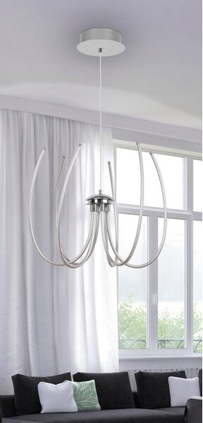 Rabalux 2434 - LED Luster ALISHA LED/62W/230V strieborná