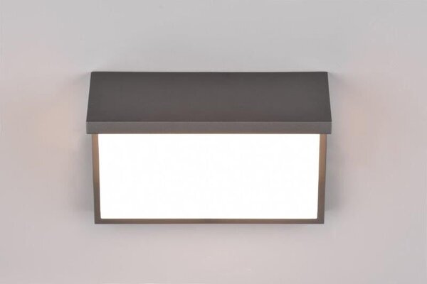 TRIO 240969142 NESTOS vonkajšie nástenné svietidlo so senzorom SMD LED 13W/1300lm 3000K IP54 antracitová, biela