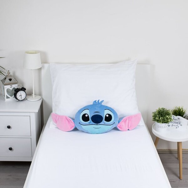 Fleecový detský vankúšik 41x32 cm Lilo and Stitch "Blue" – Jerry Fabrics