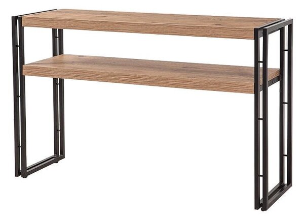 Hanah Home Konzolový stolík Dresua 140 cm borovice atlantic/antracitový