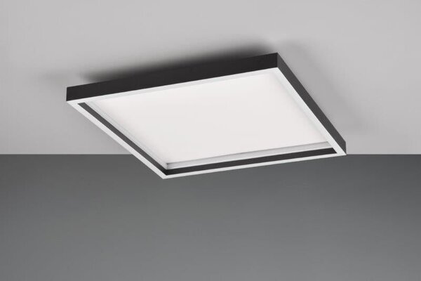 TRIO Reality R64502932 ROTONDA stropné svietidlo SMD LED 350x350mm 20W/2600lm 3000K čierna, biela