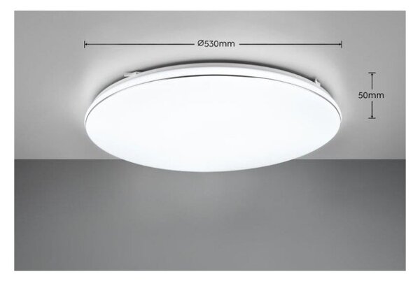 TRIO Reality R64144101 BLANCA stropné svietidlo SMD LED D530mm 46W/5600lm 4000K biela, switchdimmer