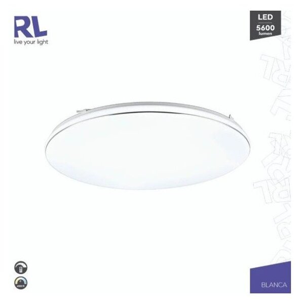 TRIO Reality R64144101 BLANCA stropné svietidlo SMD LED D530mm 46W/5600lm 4000K biela, switchdimmer
