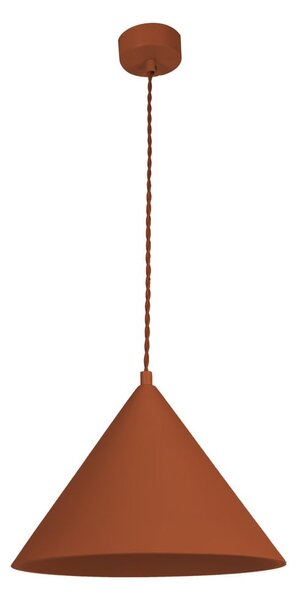 Červené závesné svietidlo SULION Vilma, výška 150 cm
