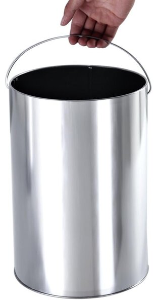 Stojanový popolník s odpadkovým košom SMOKE, 60,5x24,5cm, čierna SongmicsHome