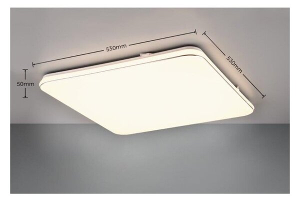 TRIO Reality R64141201 BLANCA stropné svietidlo SMD LED 530x530mm 46W/5400lm 3000K biela, switchdimmer