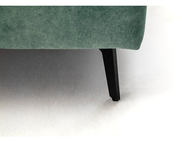 Zelená čalúnená dvojlôžková posteľ s úložným priestorom s roštom 180x200 cm Lizzano – Meise Möbel