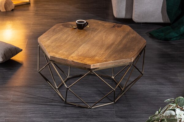 Konferenčný stolík DIAMANT 70 cm - prírodná
