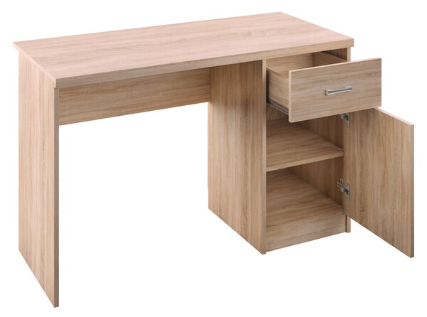 KONDELA PC stôl 1D1S/120, dub sonoma, TOPTY TYP 36