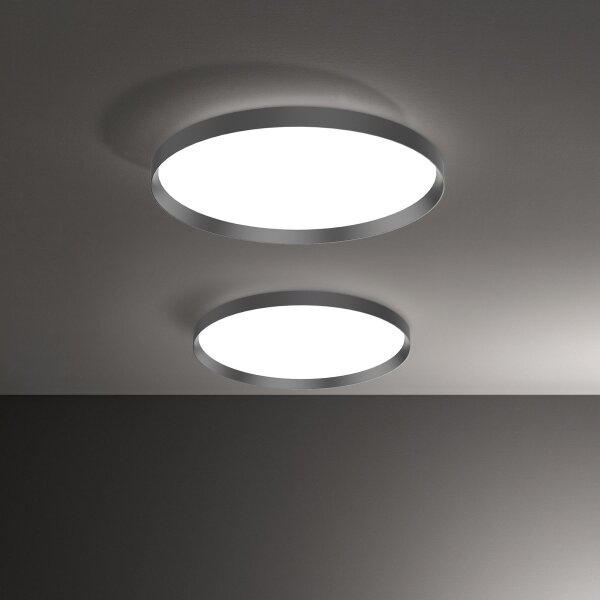 Ideal Lux-LED Stropné svietidlo FLY LED/26W/230V 2700K pr. 45 cm CRI90 IP40 čierna
