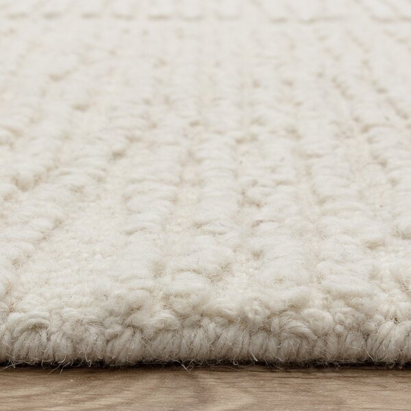 Slonovinový ručne tkaný vlnený koberec 120x170 cm Zennith Column – Asiatic Carpets
