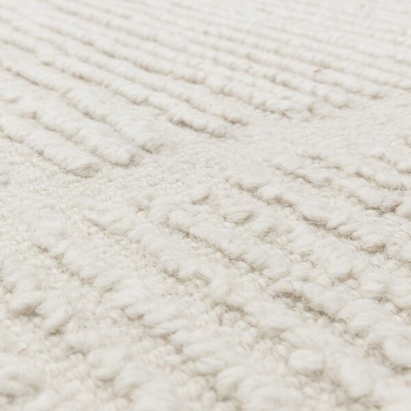 Slonovinový ručne tkaný vlnený koberec 120x170 cm Zennith Column – Asiatic Carpets