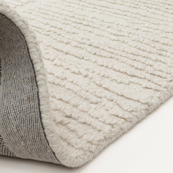 Slonovinový ručne tkaný vlnený koberec 120x170 cm Zennith Column – Asiatic Carpets